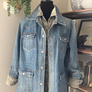 Gap Denim "Western Style" Blazer - Size L